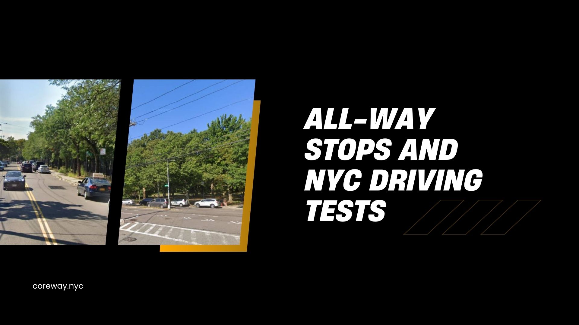 All-Way Stops and NYC Driving Tests