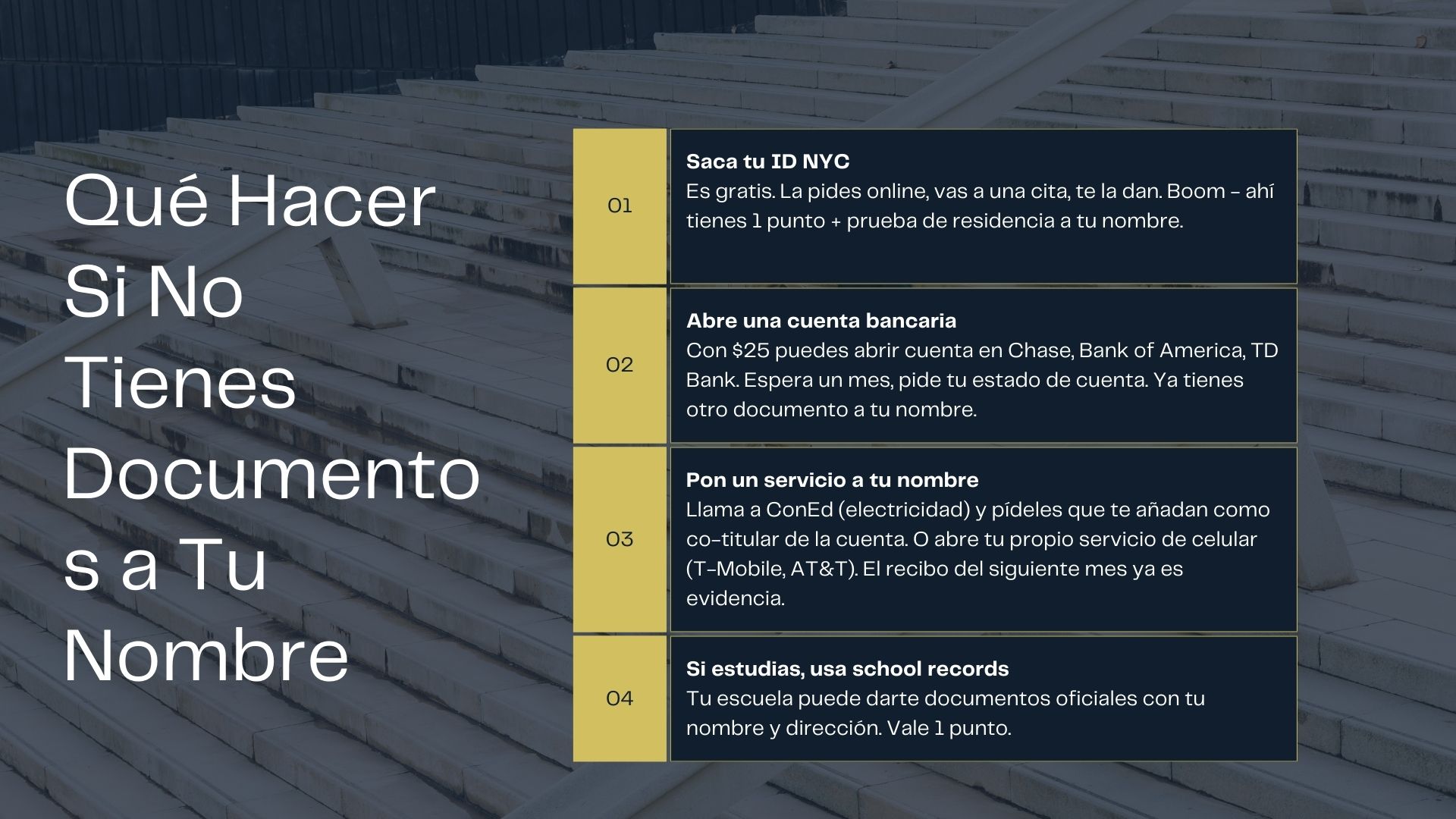 Queacute Hacer Si No Tienes Documentos a Tu Nombre