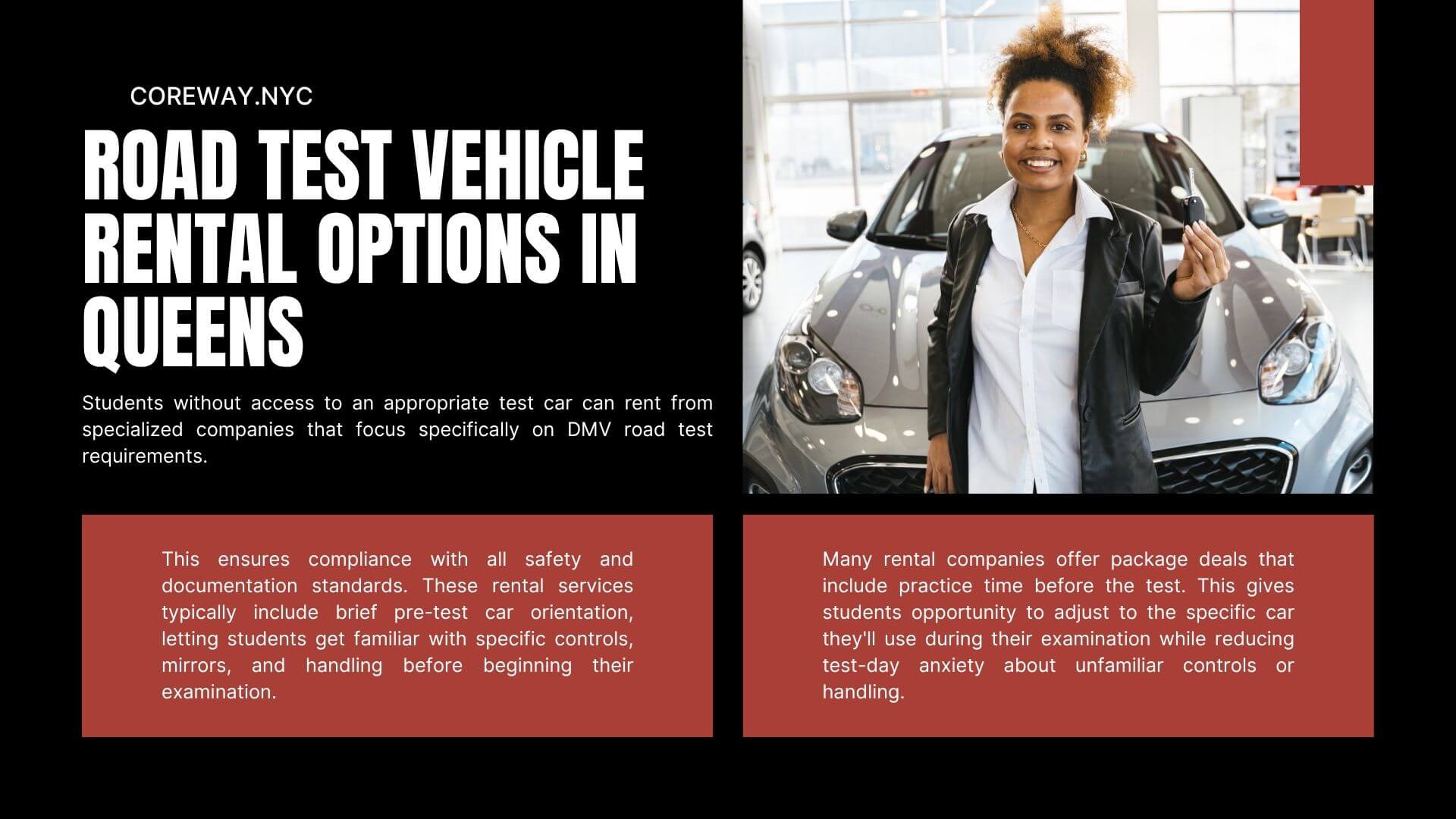 Road Test Vehicle Rental Options in Queens
