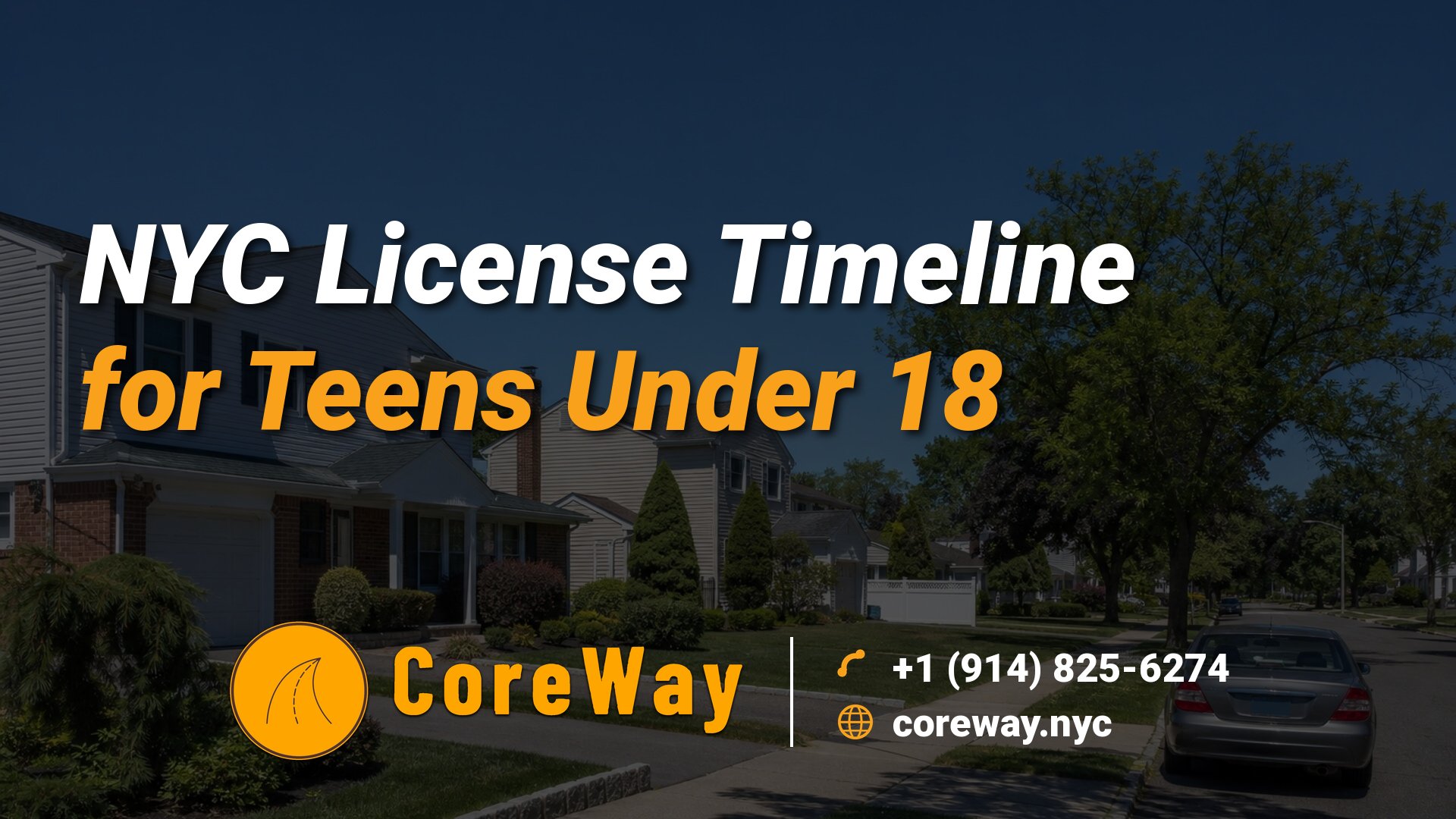 Cronología de la Licencia en NYC para Menores de 18