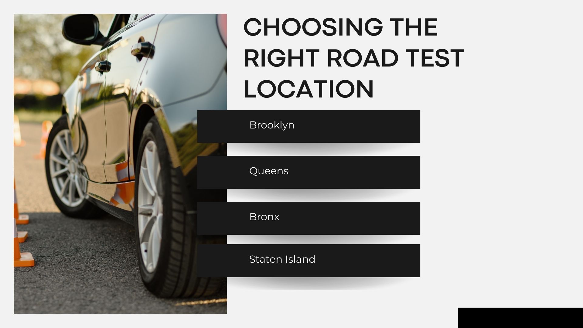 Choosing the Right Road Test Location