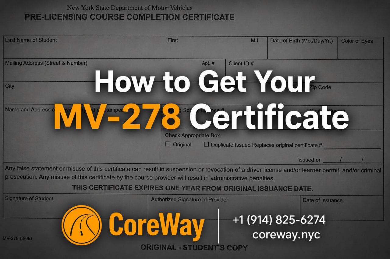 How to Get Your MV-278 Certificate