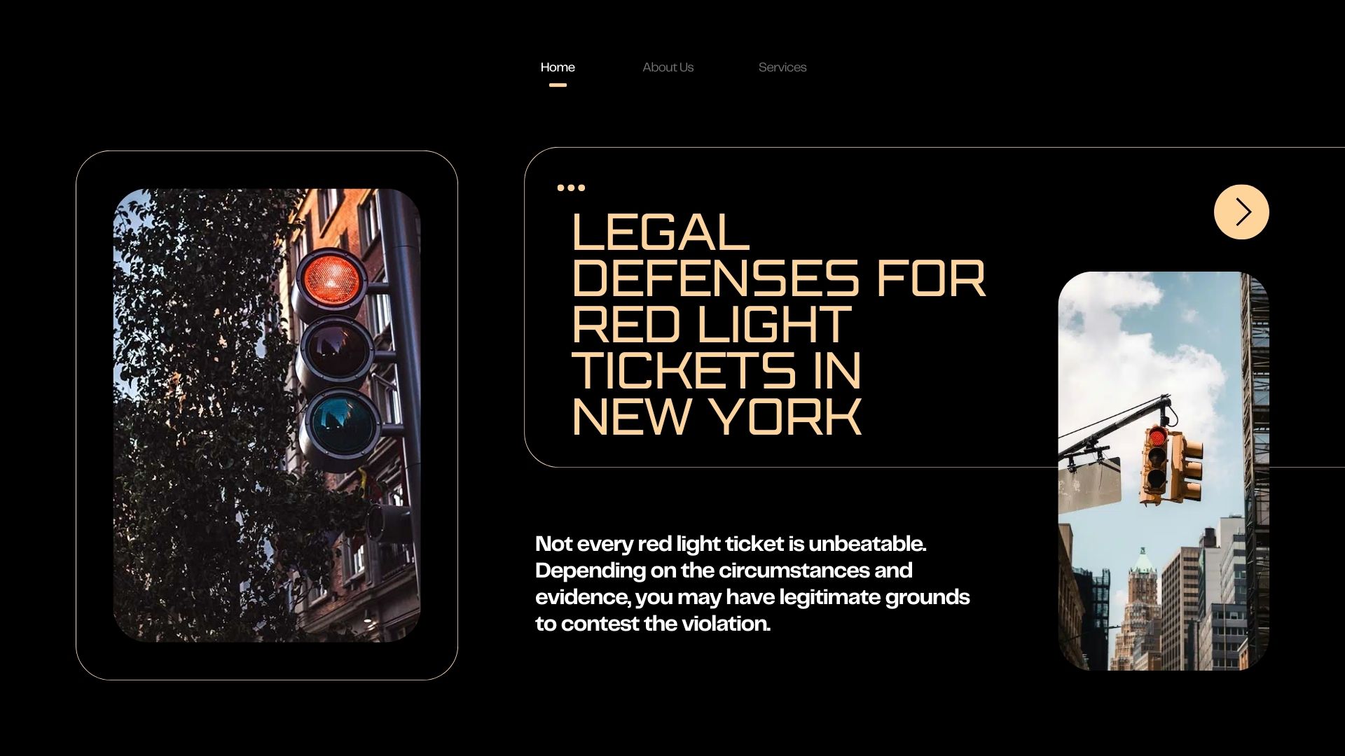 Defensas legales para multas de luz roja en Nueva York