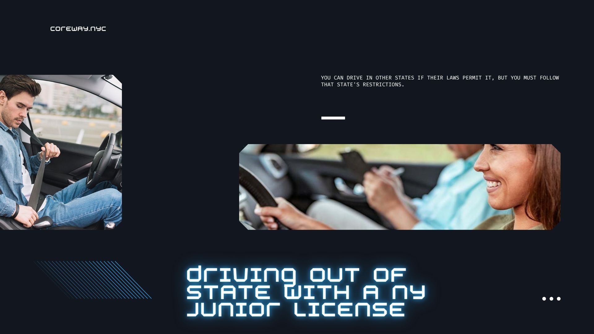 Driving Out of State with a NY Junior License
